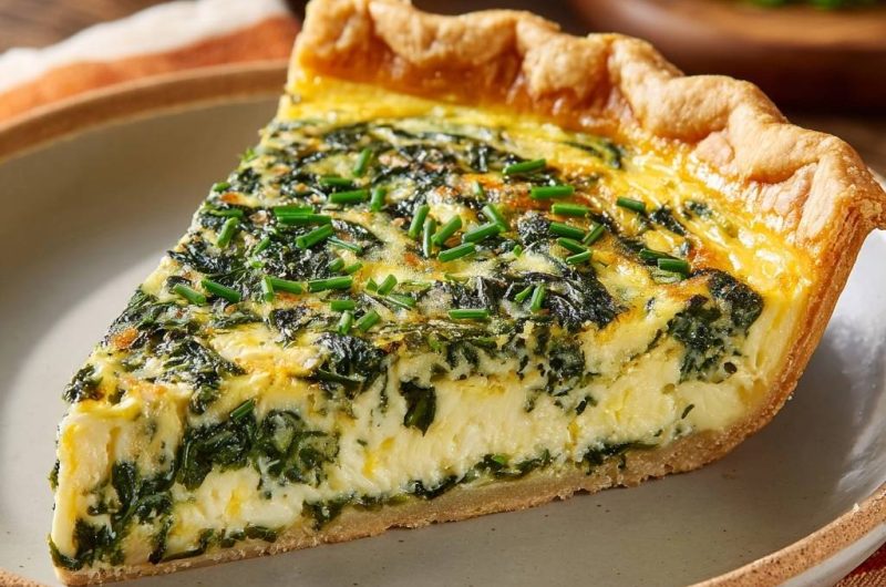 Spinat-Quiche (Nie wieder matschiger Boden!)