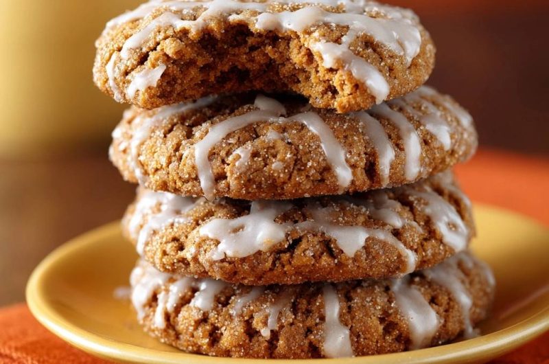 Weiche Gewürzkekse mit Zuckerguss