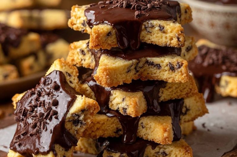 Weihnachtliche Schoko-Chip-Sternplätzchen (Nie wieder flache Kekse!)