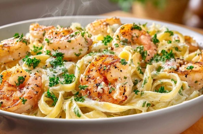 Garnelen-Linguine