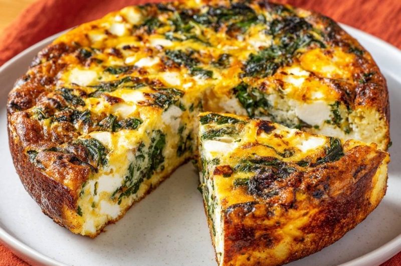 Spinat-Feta-Quiche