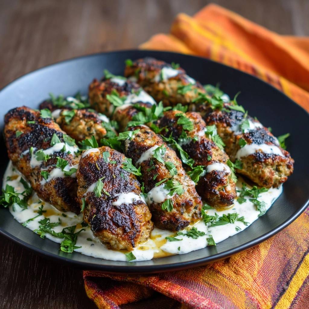 Türkische Köfte mit Joghurtsoße (Nie wieder zerfallende Köfte!)