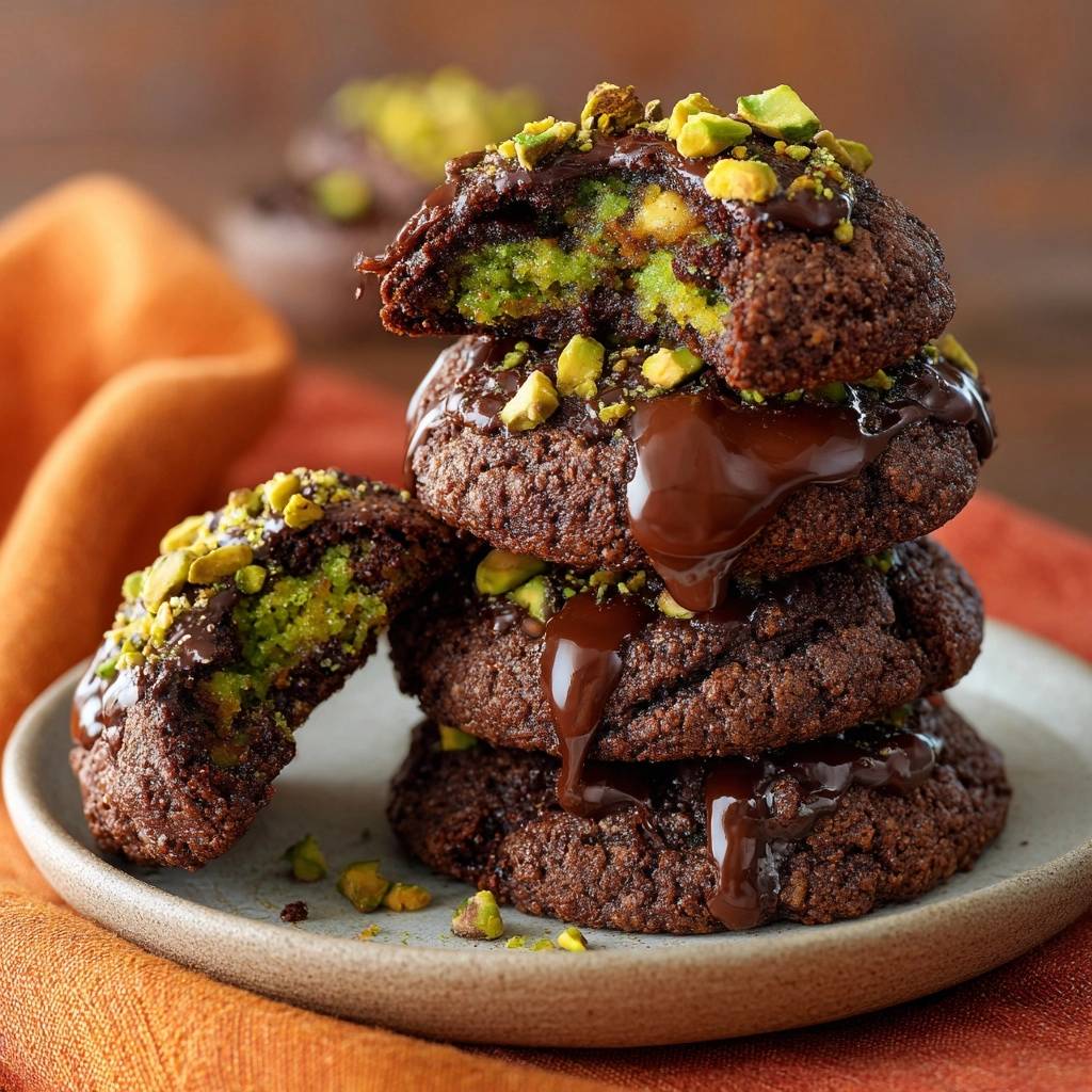 Pistazien-Schokoladenkekse (Nie wieder trockene Kekse!)