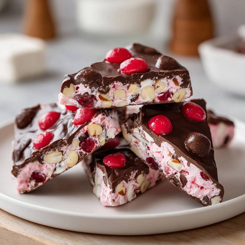 Kirsch-Schoko-Mandel-Marshmallow-Riegel (Nie wieder matschige Riegel!)