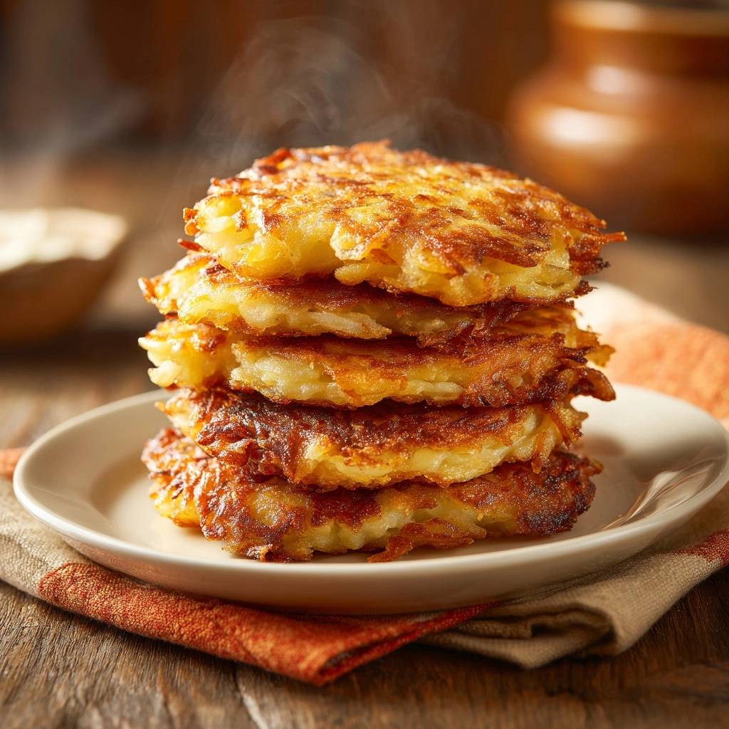 Knusprige Kartoffelpuffer