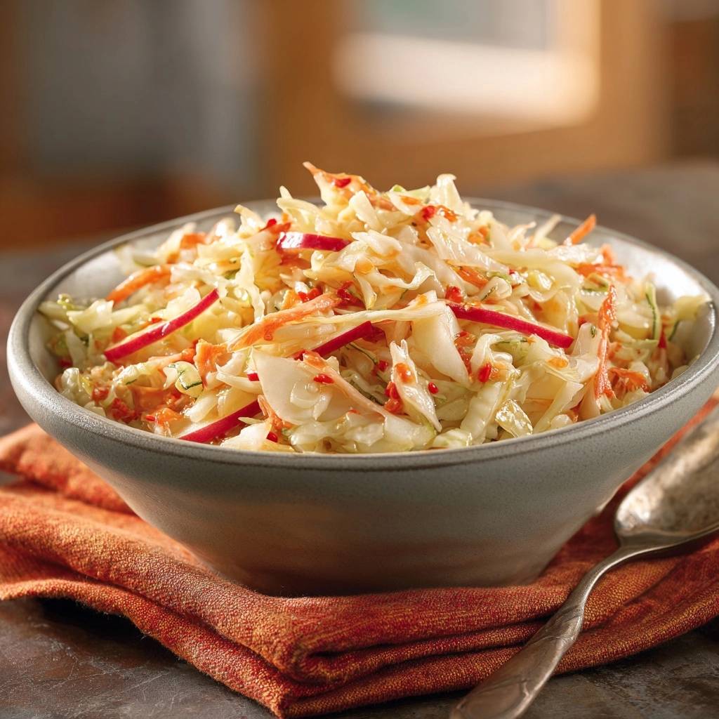 Knackiger Apfel-Krautsalat (Nie wieder braune Apfelstücke!)