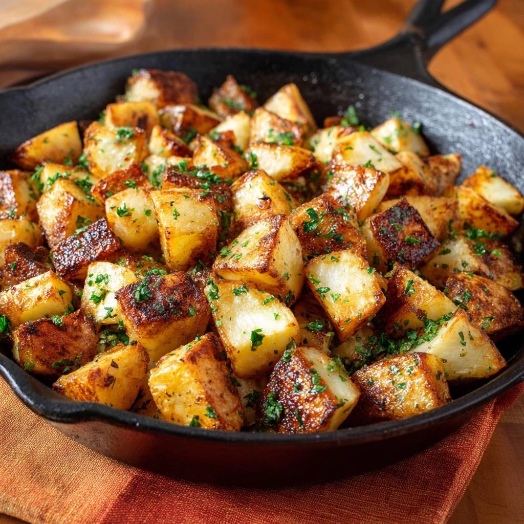 Knusprige Zitronen-Bratkartoffeln