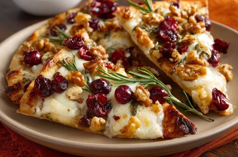 Cranberry-Walnuss-Brie-Fladenbrot (Nie wieder matschiger Boden!)