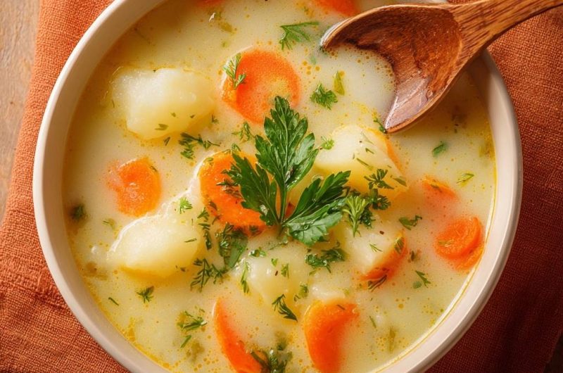 Cremige Kartoffel-Karottensuppe