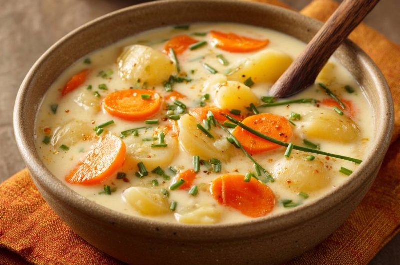 Cremige Kartoffel-Karottensuppe