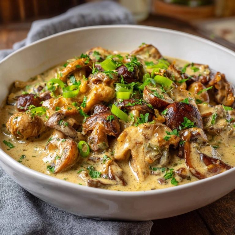 Cremige Pilze mit Kräutern (Keine wässrige Soße mehr)