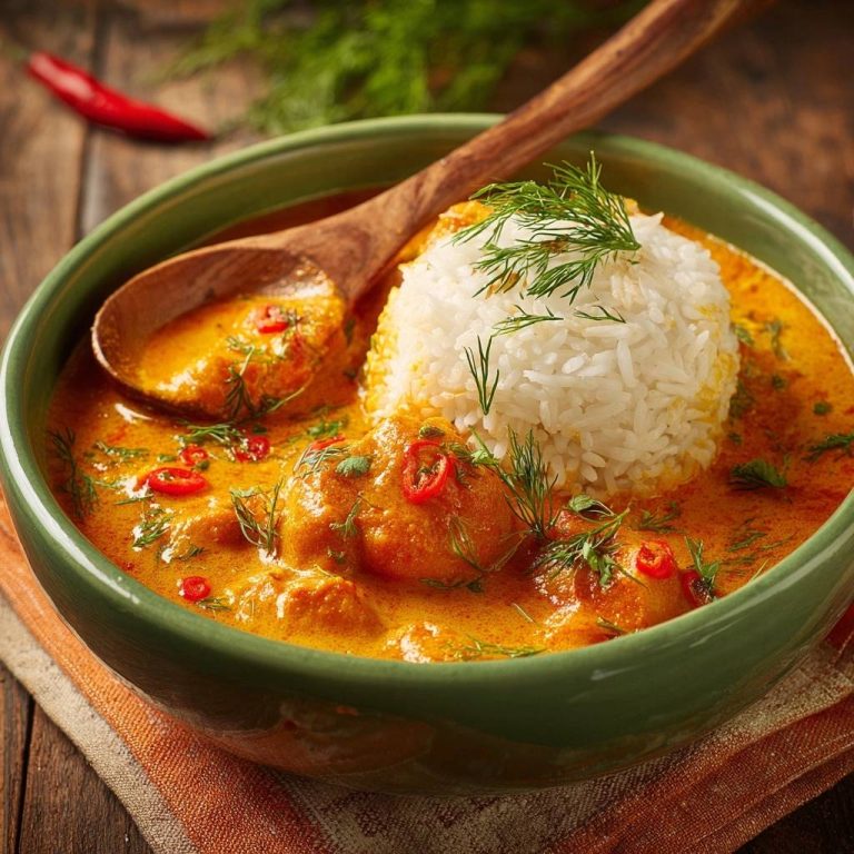 Cremiges Kürbis-Curry mit Dillreis – Nie wieder matschiger Kürbis!