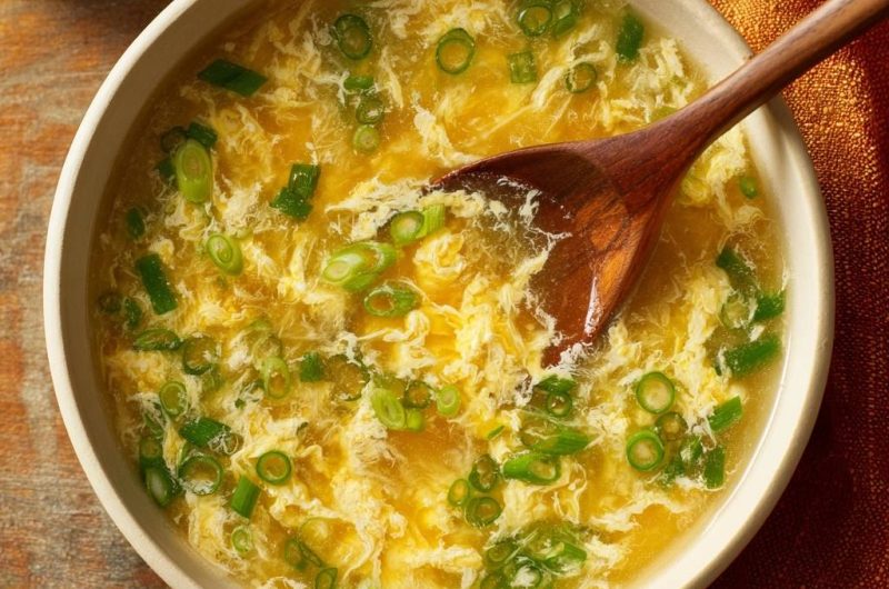 Eierblumensuppe (Nie wieder klumpige Eierfäden!)