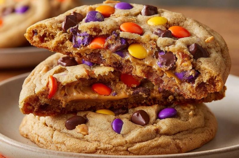 Erdnussbutter-M&Ms-Cookies (Nie wieder flache Cookies!)