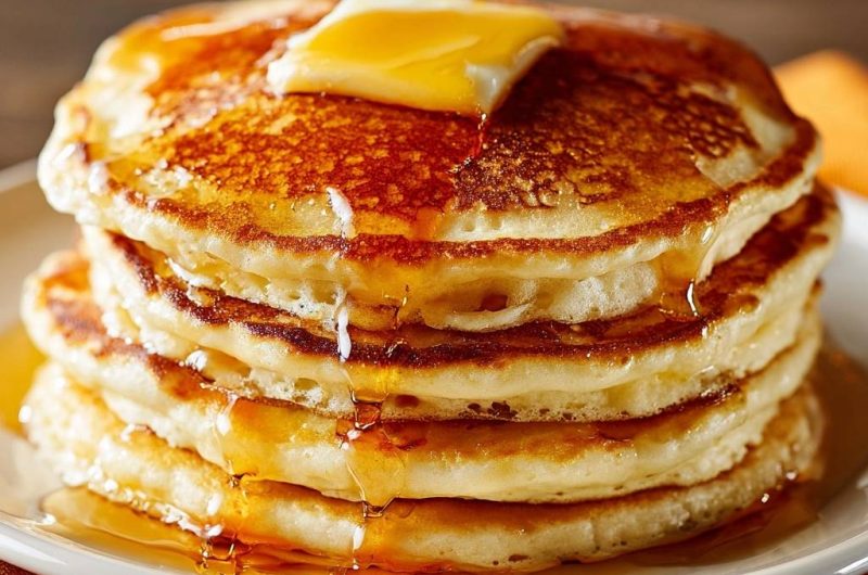 Fluffige Amerikanische Pancakes (Garantiert jedes Mal fluffig)