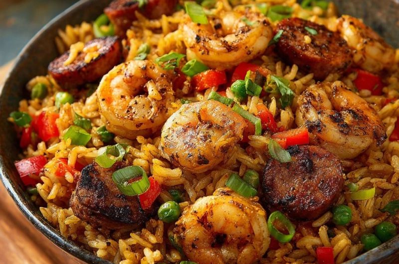Garnelen-Jambalaya (Nie wieder matschiger Reis!)