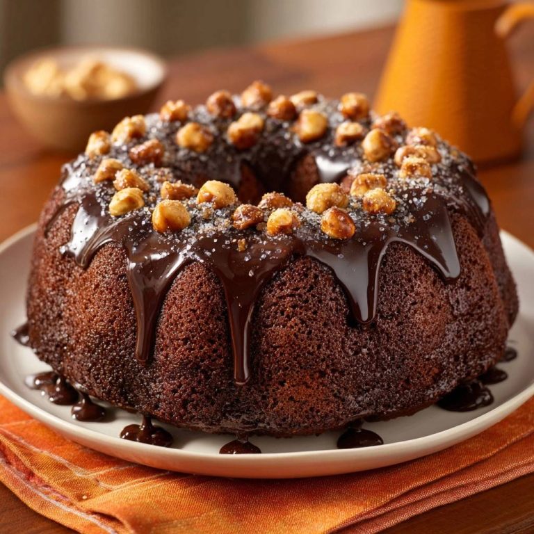 Haselnuss-Schoko-Gugelhupf (Nie wieder in der Form kleben!)