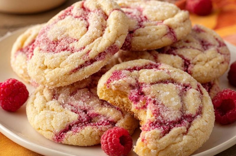 Himbeer-Wirbel-Kekse (Nie wieder verlaufene Spiralen!)