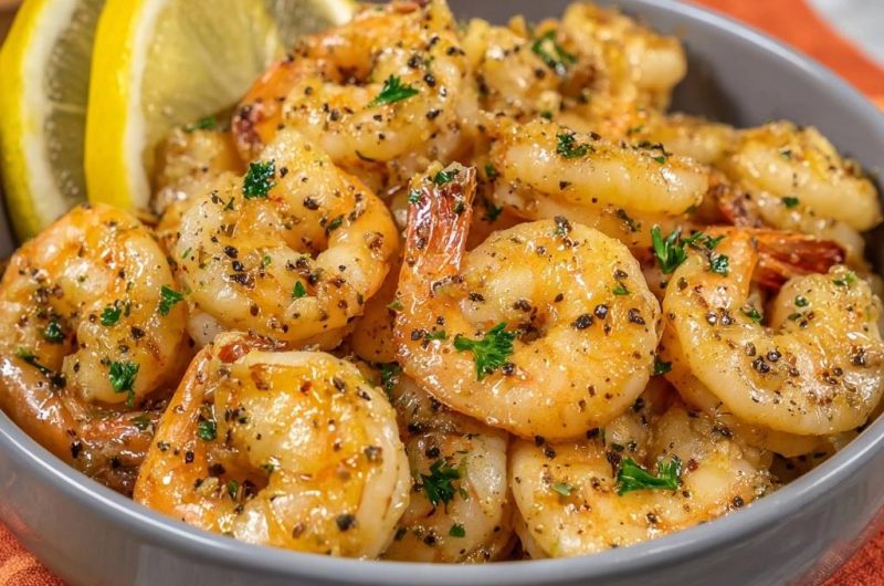 Knoblauch-Zitronen-Garnelen (Nie wieder gummiartige Garnelen!)