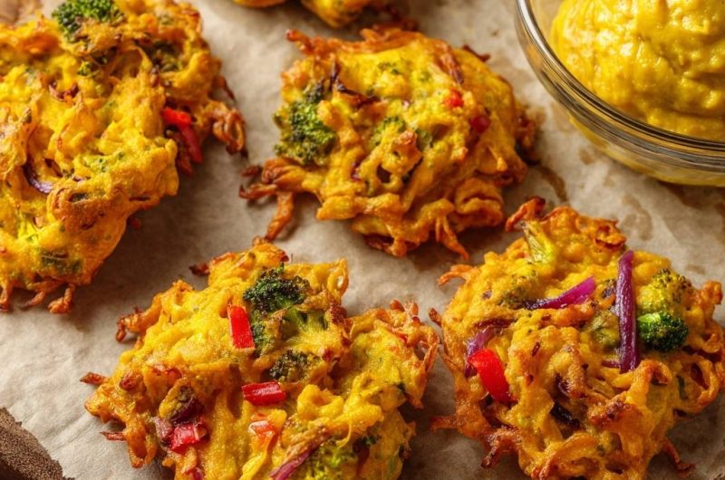 Knusprige Brokkoli-Pakoras