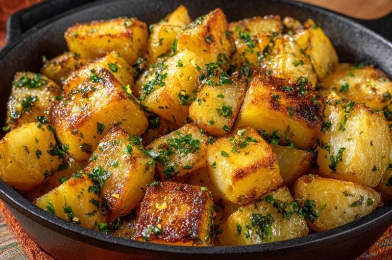 Knusprige Zitronen-Bratkartoffeln