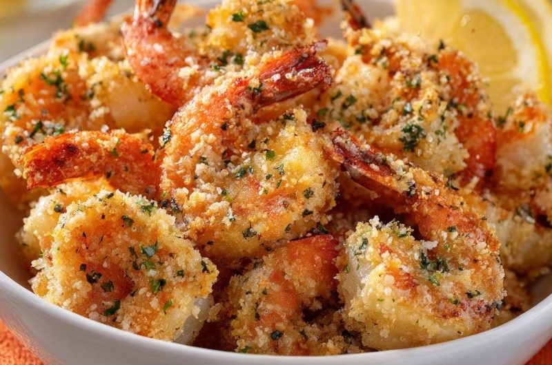 Knusprige Zitronen-Kräuter-Garnelen