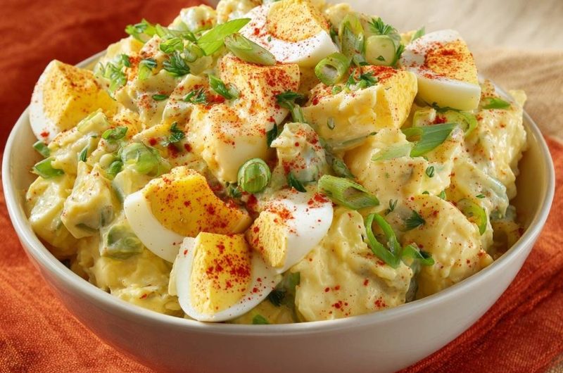 Perfekter Kartoffelsalat mit Ei (Keine wässrige Soße mehr)
