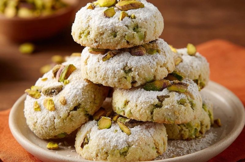 Pistazien-Schneekekse