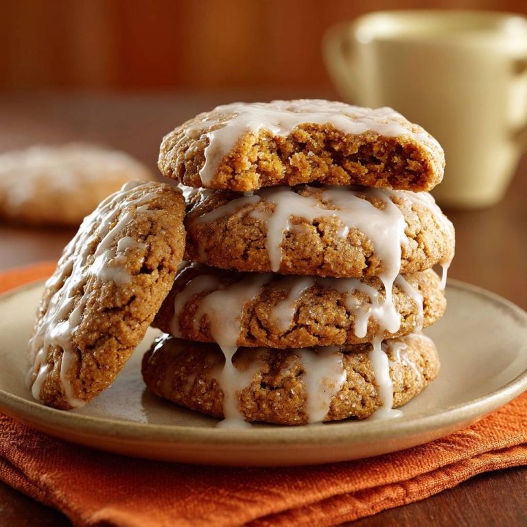 Saftige glasierte Haferkekse – nie wieder trocken!