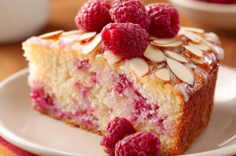 Saftiger Himbeer-Mandel-Kuchen