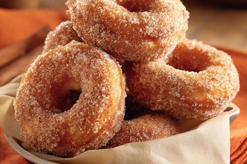 Zimtzucker-Donuts (Nie wieder flache Donuts!)