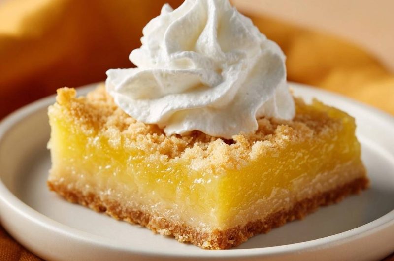 Zitronen-Streusel-Schnitten (Nie wieder matschige Streusel!)