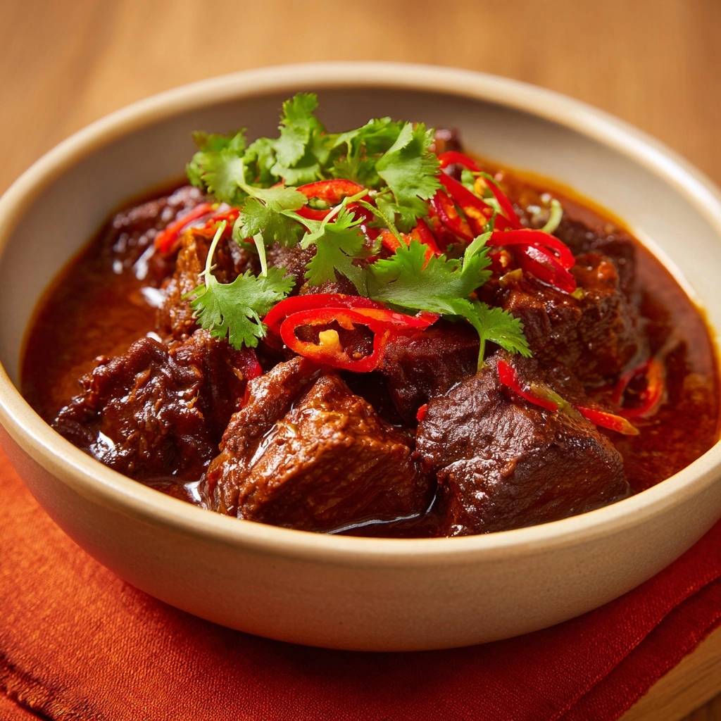 Scharfes Rindfleisch-Curry