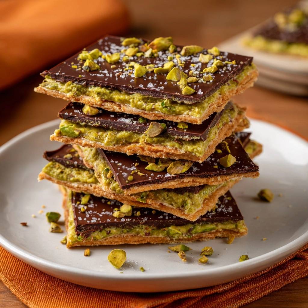 Pistazien-Schokoladen-Florentiner (Nie wieder zähe Florentiner!)