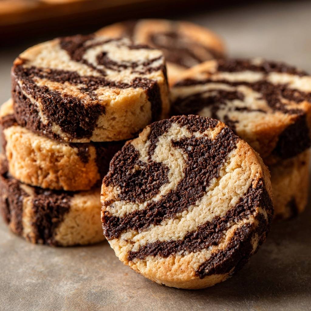 Schoko-Vanille-Spiralplätzchen (Nie wieder lose Spiralen!)