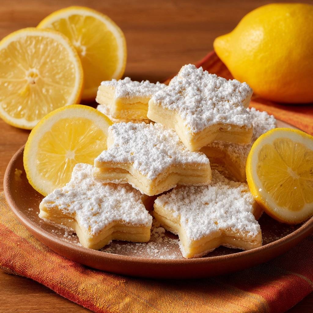 Zitronensterne (Nie wieder bröckelnder Teig!)