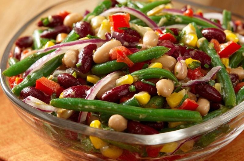 Bunter Drei-Bohnen-Salat