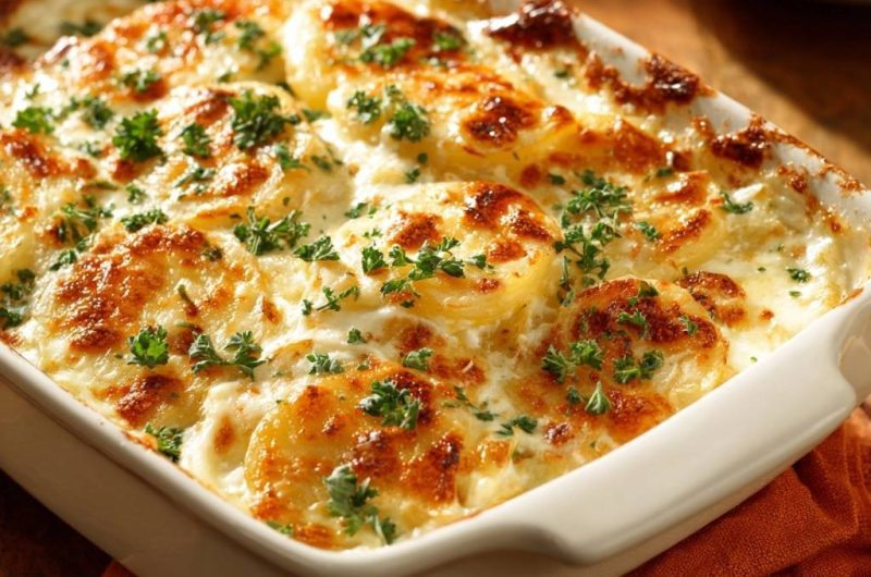 Cremiges Kartoffelgratin (Keine wässrige Soße mehr)
