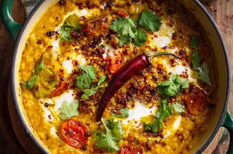 Cremiges Rotes Linsencurry