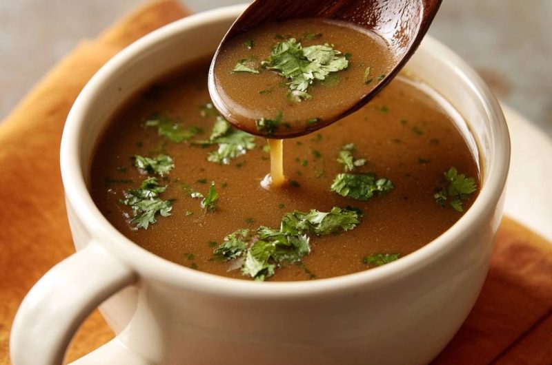 Die ultimative dunkle Bratensauce