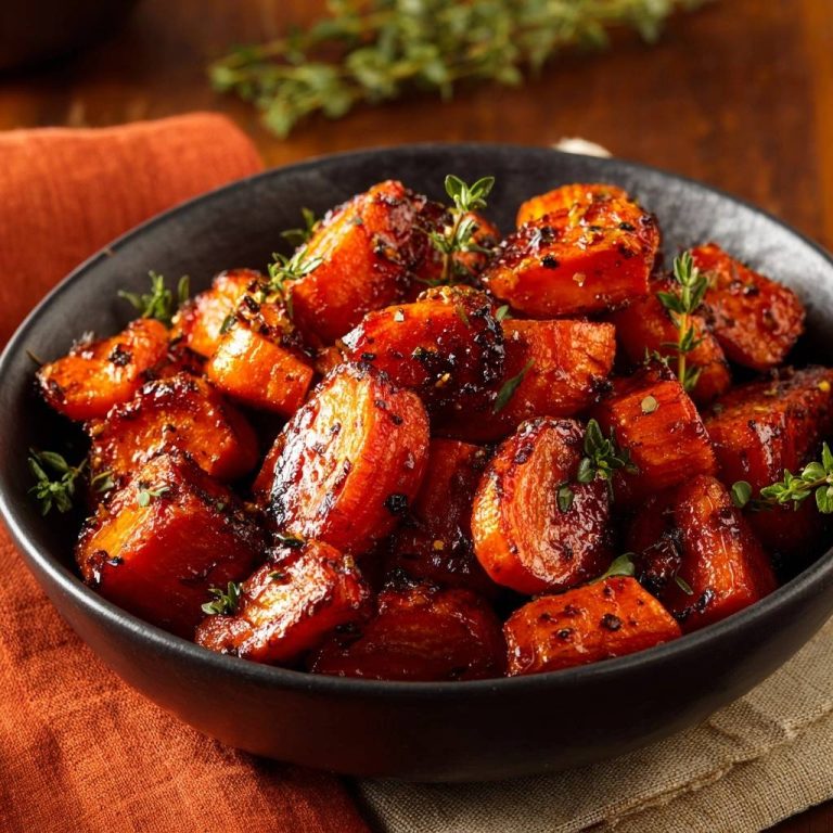 Glasierte Ofenkarotten mit Thymian – Knackig!