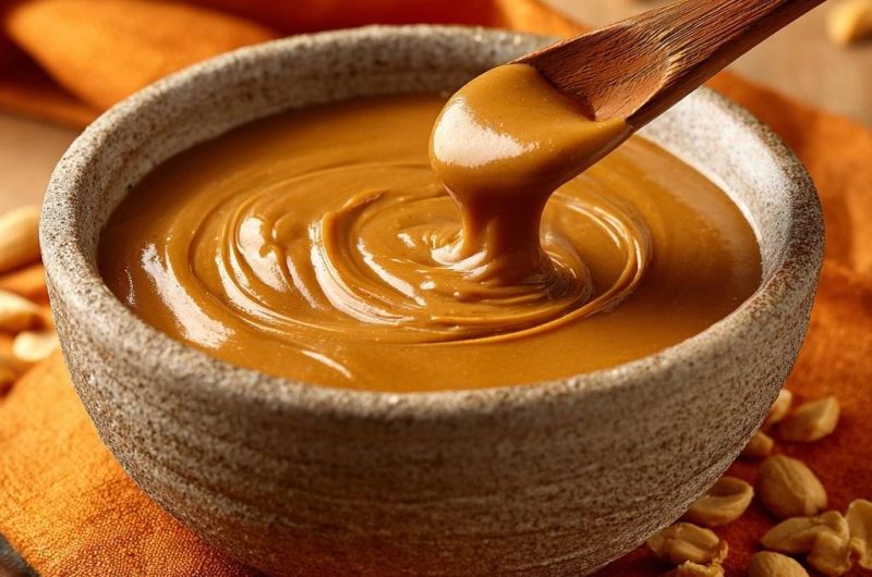 Hausgemachte Cremige Erdnussbutter