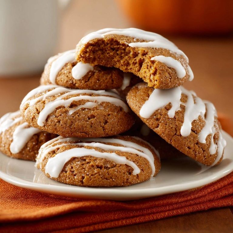 Herbstliche Kürbiskekse mit Zuckerguss (Nie wieder harte Kekse!)