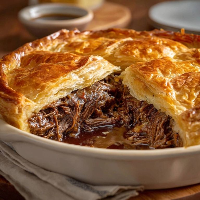 Herzhafter Rindfleisch-Pie (Der Anti-Matsche-Boden Trick)