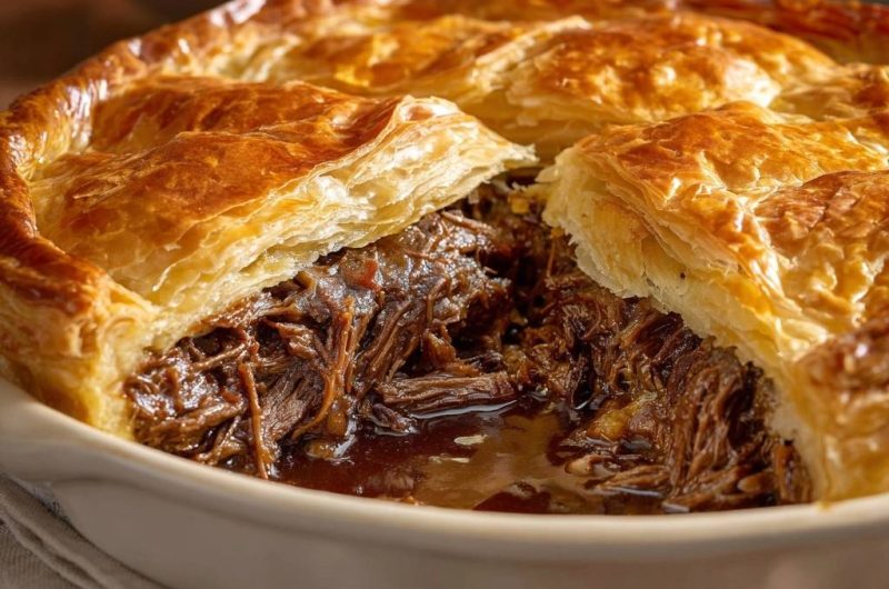 Herzhafter Rindfleisch-Pie (Der Anti-Matsche-Boden Trick)