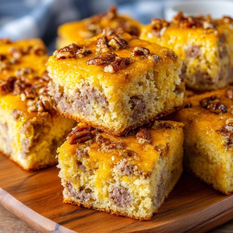 Herzhaftes Wurst-Maisbrot mit Pekannüssen: Fluffig & Saftig