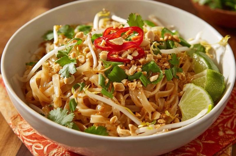 Klassisches Pad Thai (Nie wieder matschige Nudeln)