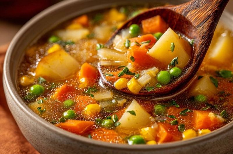 Knackige Kartoffel-Gemüsesuppe