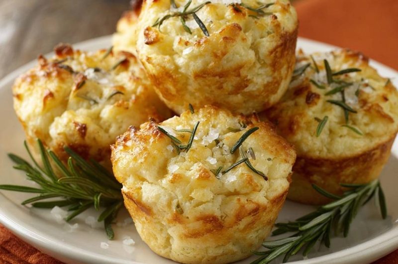 Knusprige Käse-Rosmarin-Muffins