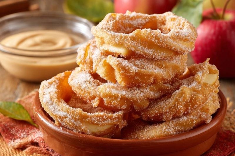 Knusprige Zimt-Churros mit Vanille-Dip